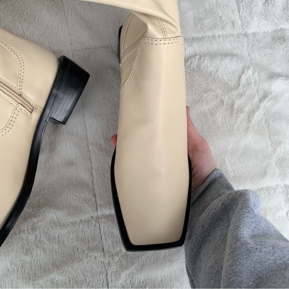 SCHUTZ Cream Over the Knee Boots - Picture 9 of 14